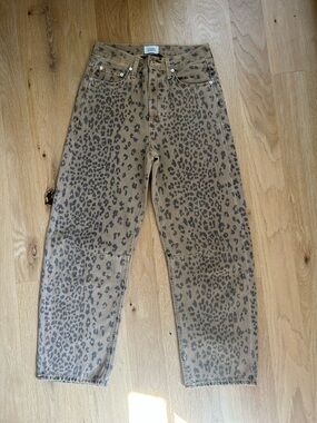 Citizens Of Humanity Miro Leopard Print Jeans